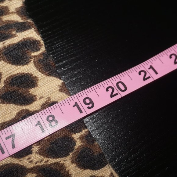 Inc International Concepts Leopard Print Beaded Bib Cardigan Sweater - Picture 7 of 7